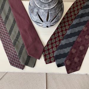 Vintage Mens Ties Armani and Valentino